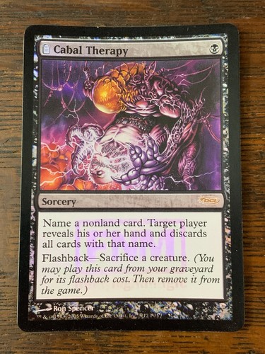 Mtg cabal therapy 5 - mtg,