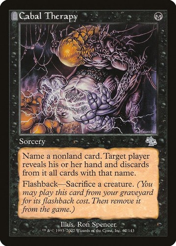 Magic mtg cabal therapy - cabal, en