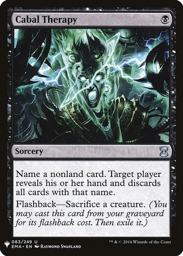 Cabal therapy the - therapy, list